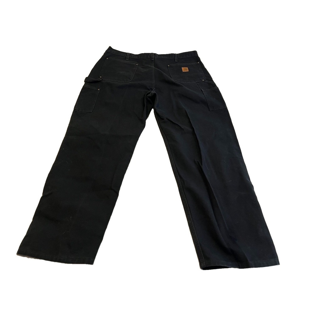 Carhartt Black Double Knees Loose Fit B136-BLK 40x32 Carpenter Pants - Picture 5 of 6